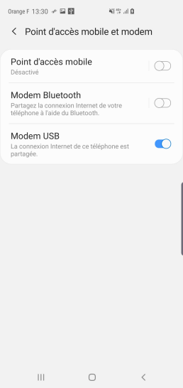 Comment Activer Ou D Sactiver Le Partage De Connexion En Usb Sur Votre