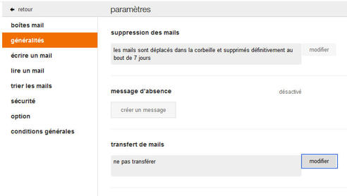 transferer mail orange vers nouvelle adresse