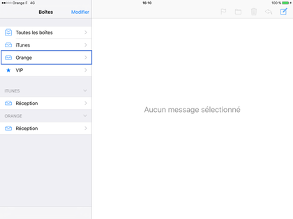Ipad Ios 10 Configurer L Acces A Votre Boite Mail Orange Assistance Orange