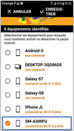 Ma Livebox Android Ios Parametrer Une Pause Internet Assistance Orange