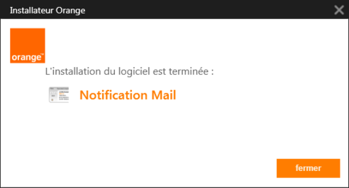Notification Mail Pc Installer Assistance Orange