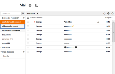 Mail Orange (nouvelle version) : crÃ©er une nouvelle adresse mail Orange