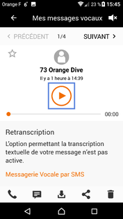 Messagerie Vocale Visuelle Android Consulter La Messagerie Vocale Visuelle Assistance Orange