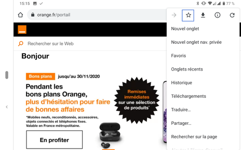 Comment Ajouter Un Site Internet Dans Mes Favoris Sur Votre Tablette Crosscall Core T4 Assistance Orange
