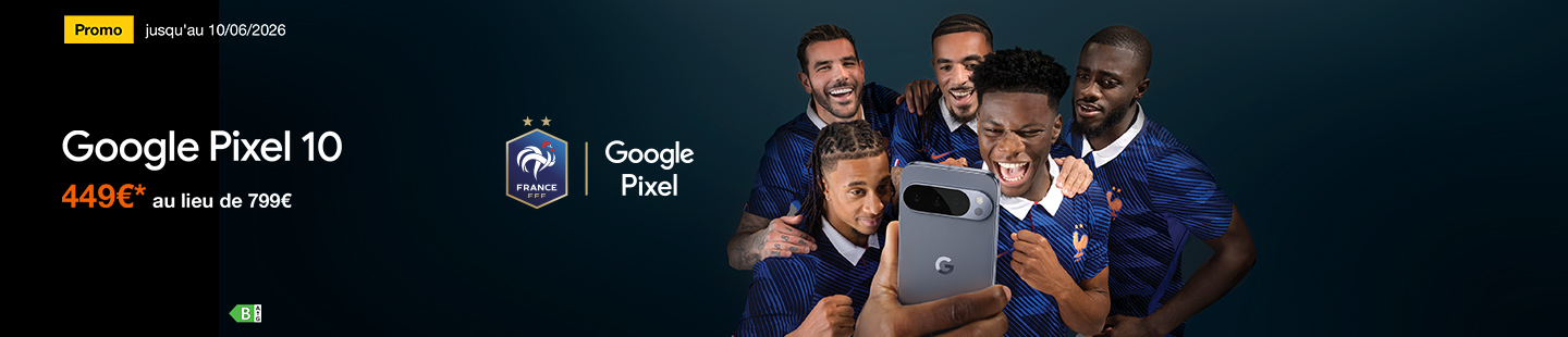 Google Pixel 10 à 499€ au lieu de 799€, jusqu'au 10/06/2026