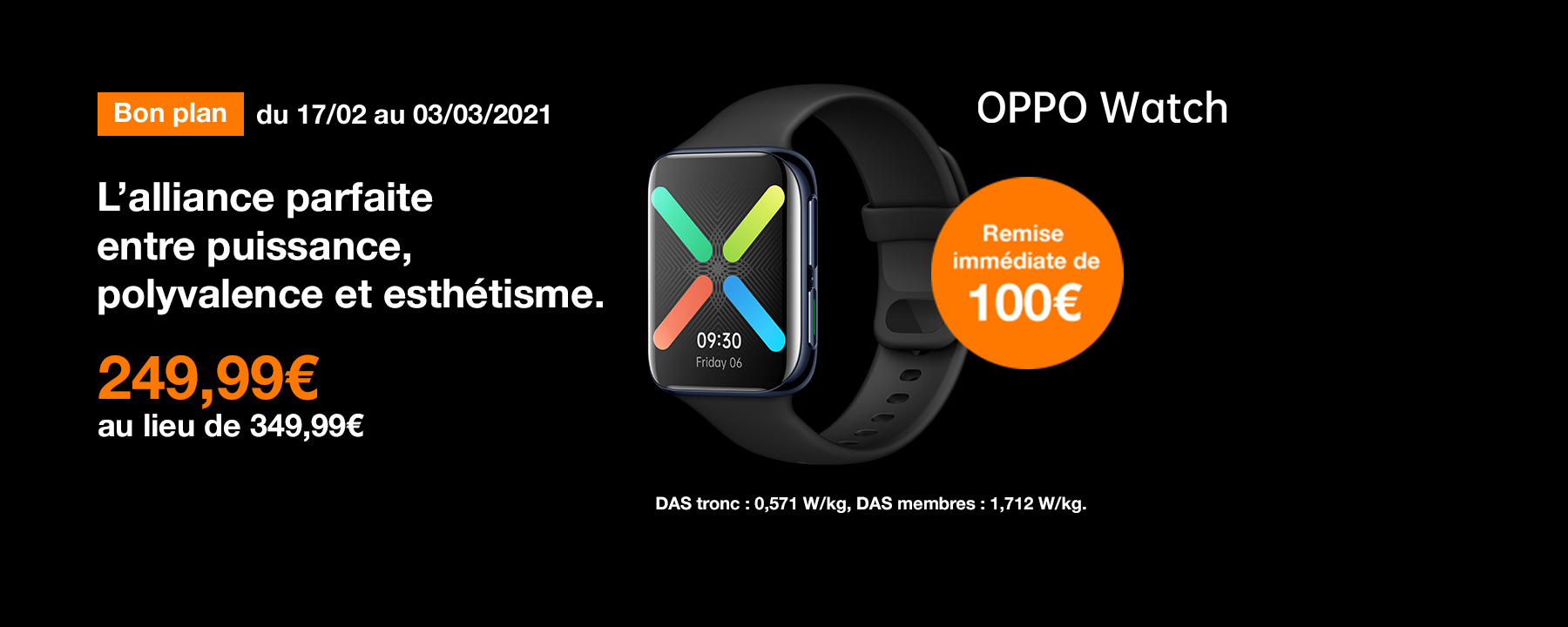 Bon plan OPPO Watch  