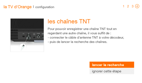 Décodeur TV 4 : raccorder votre antenne TNT - Assistance Orange