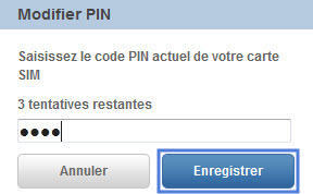 Personnaliser le code PIN de votre carte SIM