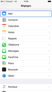 configurer boite mail orange sur iphone