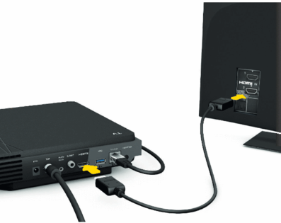 Tamano relativo Guardia Entrada Décodeur TV d'Orange : le connecter en HDMI avec un téléviseur UHD / 4K -  Assistance Orange