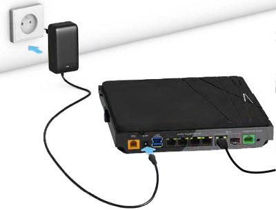 Branchement Livebox 4
