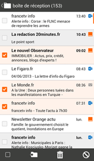application mail Orange