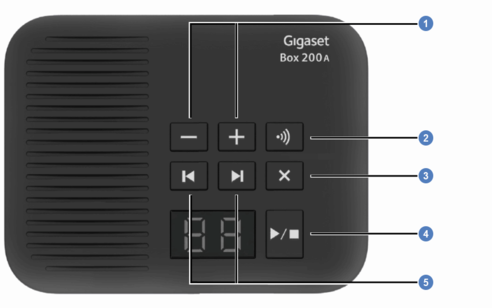Siemens Gigaset Box 200A (base répondeur)