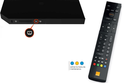 Télécommande Play noire (avec boutons de couleur) : mettre en  fonctionnement - Assistance Orange