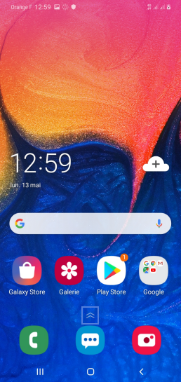 samsung galaxy a10 orange