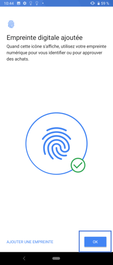 Étape 13 : Valider par OK.