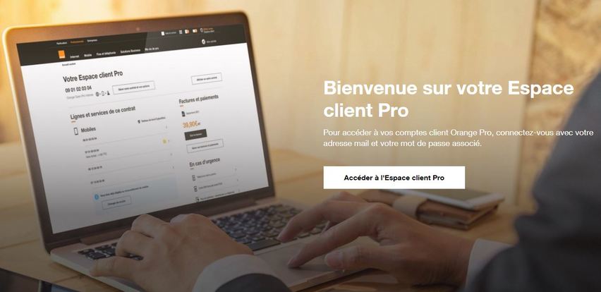 Espace client Pro : rattacher vos contrats mobiles Orange Business ...
