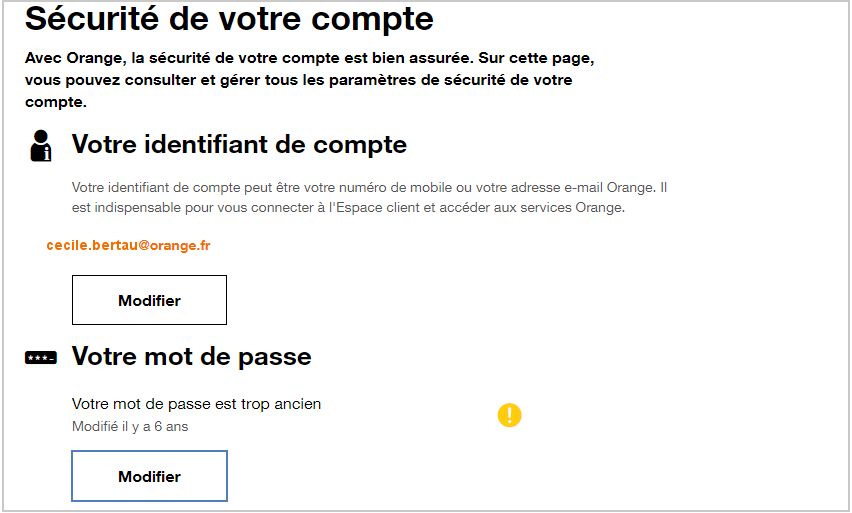 comment réinitialiser le mot de passe de mon compte orange