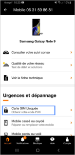 Mobile bloqué : Comment obtenir le code PUK ? - Assistance Orange