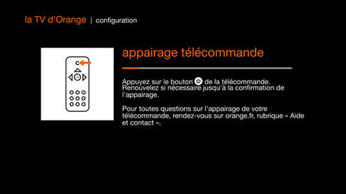 Télécommande TV 4 : réappairer votre télécommande - Assistance Orange