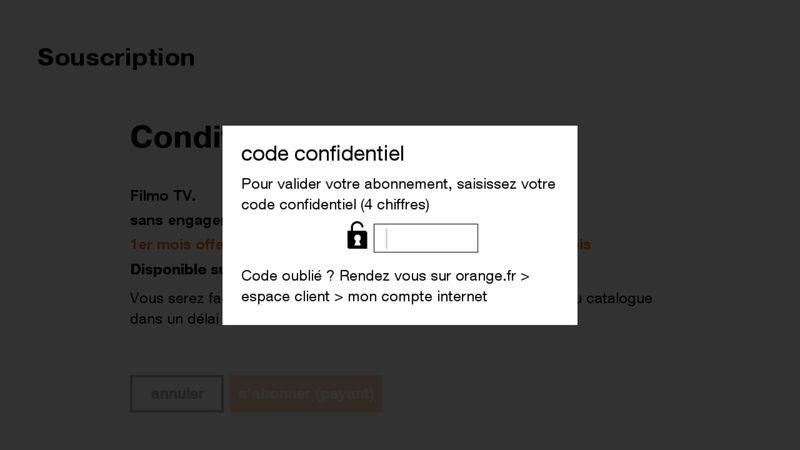 TV d'Orange : souscrire à un abonnement, bouquet ou pass vidéo, depuis