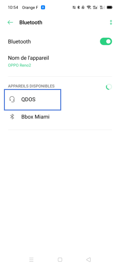 Étape 4 : Sélectionnez l'appareil à connecter.