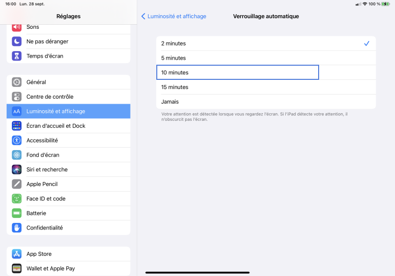 Comment verrouiller automatiquement l'écran de votre iPad sous iPadOS
