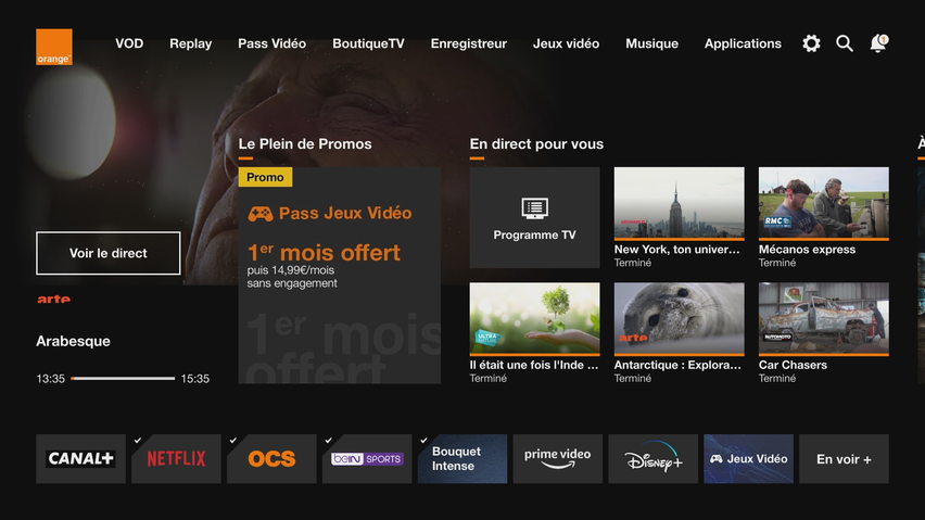 Décodeur TV UHD Orange Livebox – 4K, Ouvert Mais Jamais Utilisé