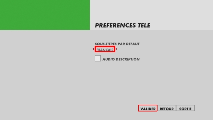 Canal : régler les sous-titres de façon permanente - Aide et Contact Orange
