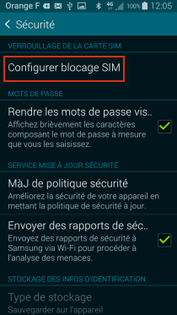 Samsung Galaxy Alpha : activer et désactiver la demande de code PIN ...