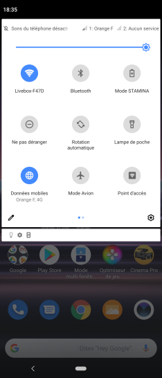 Étape 4 : Pour les désactiver Appuyez le logo Données mobiles.