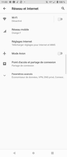 Étape 5 : Le Wi-Fi est activé