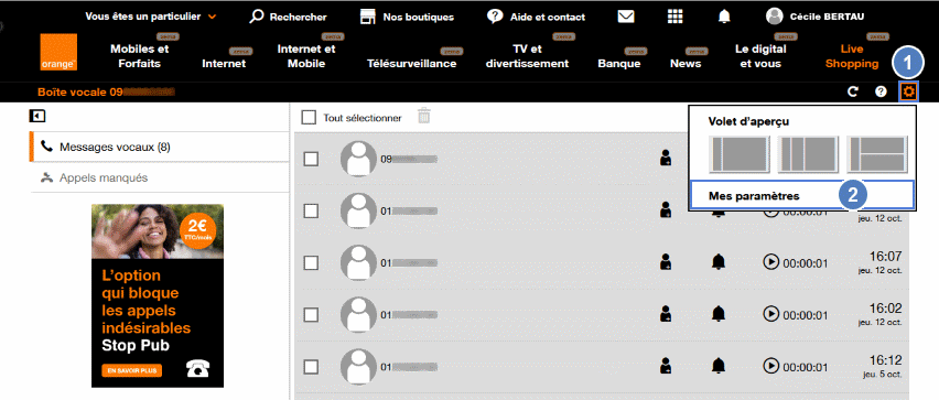 Comment Restaurer La Page D Accueil Orange Téléphone par internet : paramétrer votre répondeur depuis orange.fr