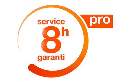 Service 8h garanti pro.