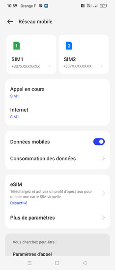 Étape 6 : L'accès à Internet est maintenant géré par l'autre carte SIM.Nous sommes là pour vous assurer une transition fluide et sans souci.