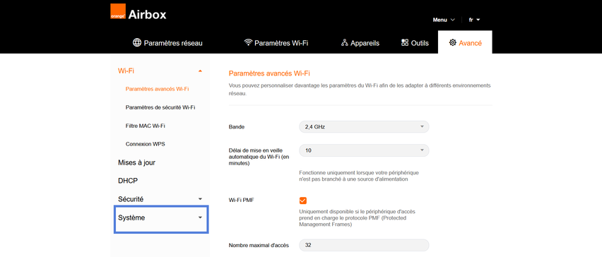 Comment mettre à jour la version logicielle de votre Orange Airbox 4-4G