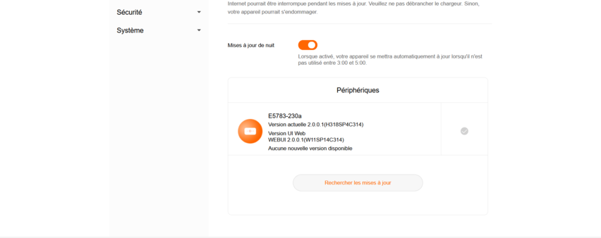 Comment mettre à jour la version logicielle de votre Orange Airbox 4 4G
