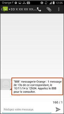 effacer message vocal orange