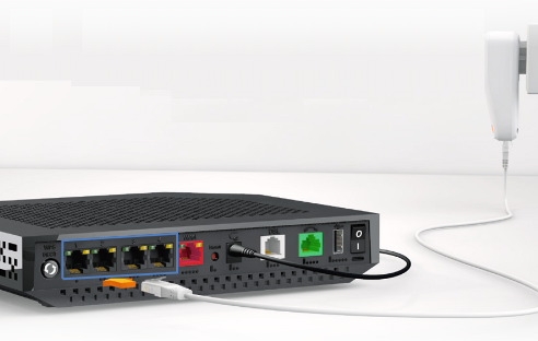 Lot 2 Prise Adaptateurs CPL Orange Extender Ethernet Liveplug HD 500  Mbits/s mb