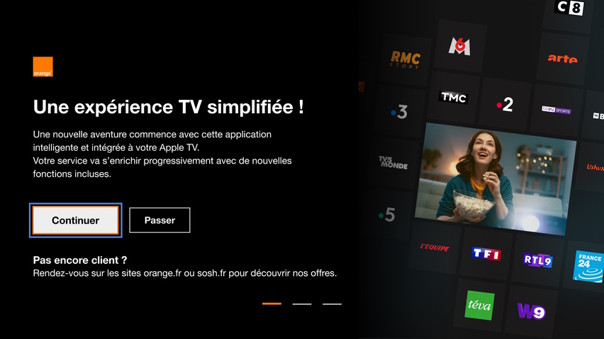 Application Orange TV sur Android et Apple TV : s'authentifier - Aide