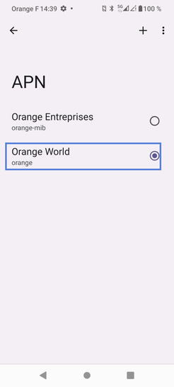 Étape 7 : Cliquez sur Orange World.