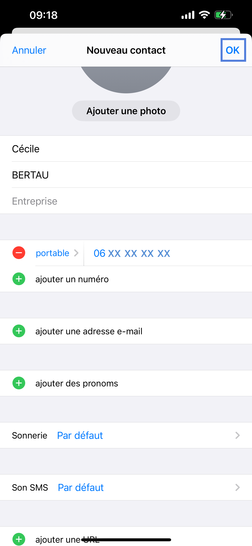 Comment Ajouter Un Contact Au R Pertoire De Votre Iphone Sous Ios