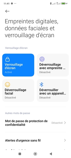 Étape 7 : Le déverrouillage facial est désactivé.l'enregistrement du visage et le déverrouillage secondaire sont conservés.Nous sommes là pour vous accompagner dans chaque étape de l'utilisation de votre mobile.