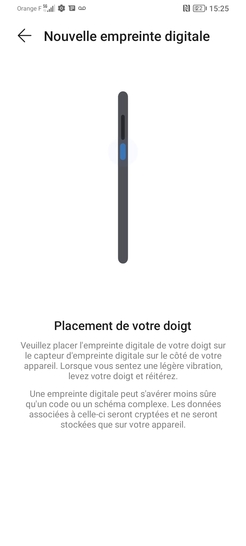 Étape 5 : Prenez connaissance des informations d'enregistrement.