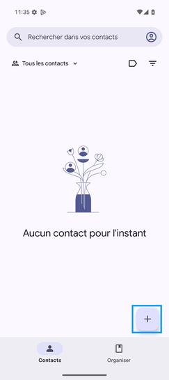 Étape 3 : Cliquez sur l’icône plus.