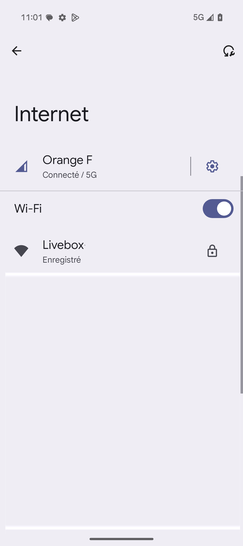Étape 6 : La fonctionnalité Wi-Fi est activée.Nous sommes là pour vous assurer une connexion sans souci.