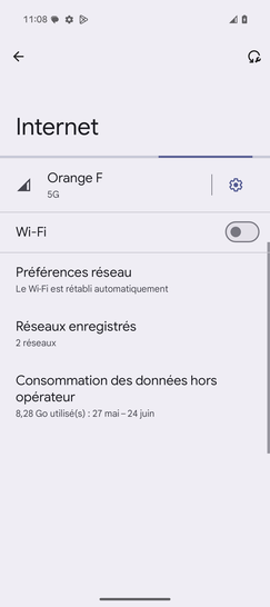 Étape 6 : La connexion Wi-Fi est désactivée.Nous sommes engagés à vous fournir une assistance complète et à vous assurer que vous maîtrisez parfaitement l'utilisation de votre appareil.