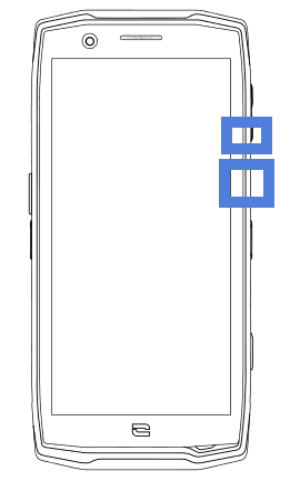 Étape 1 : Appuyez simultanément sur les touches Marche/Arrêt et Volume bas pendant plusieurs secondes (moins de 10).Le mobile s'éteint, puis redémarre sur l'écran CrosscallLachez le bouton Marche/Arrêt.L'écran Android Recovery s'affiche.Avec la touche Marche/arrêt, validez Reboot system now.Le mobile s'éteint puis redémarre.
