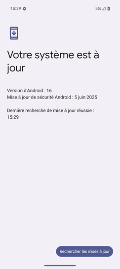 Étape 6 : Le téléphone est à jour.Nous sommes à vos côtés pour assurer que la transition vers la nouvelle version d'Android se fasse en douceur.