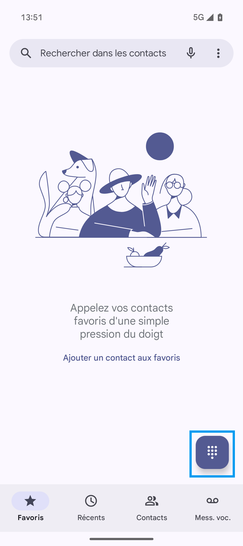 Étape 2 : Cliquez sur l'icône Clavier.